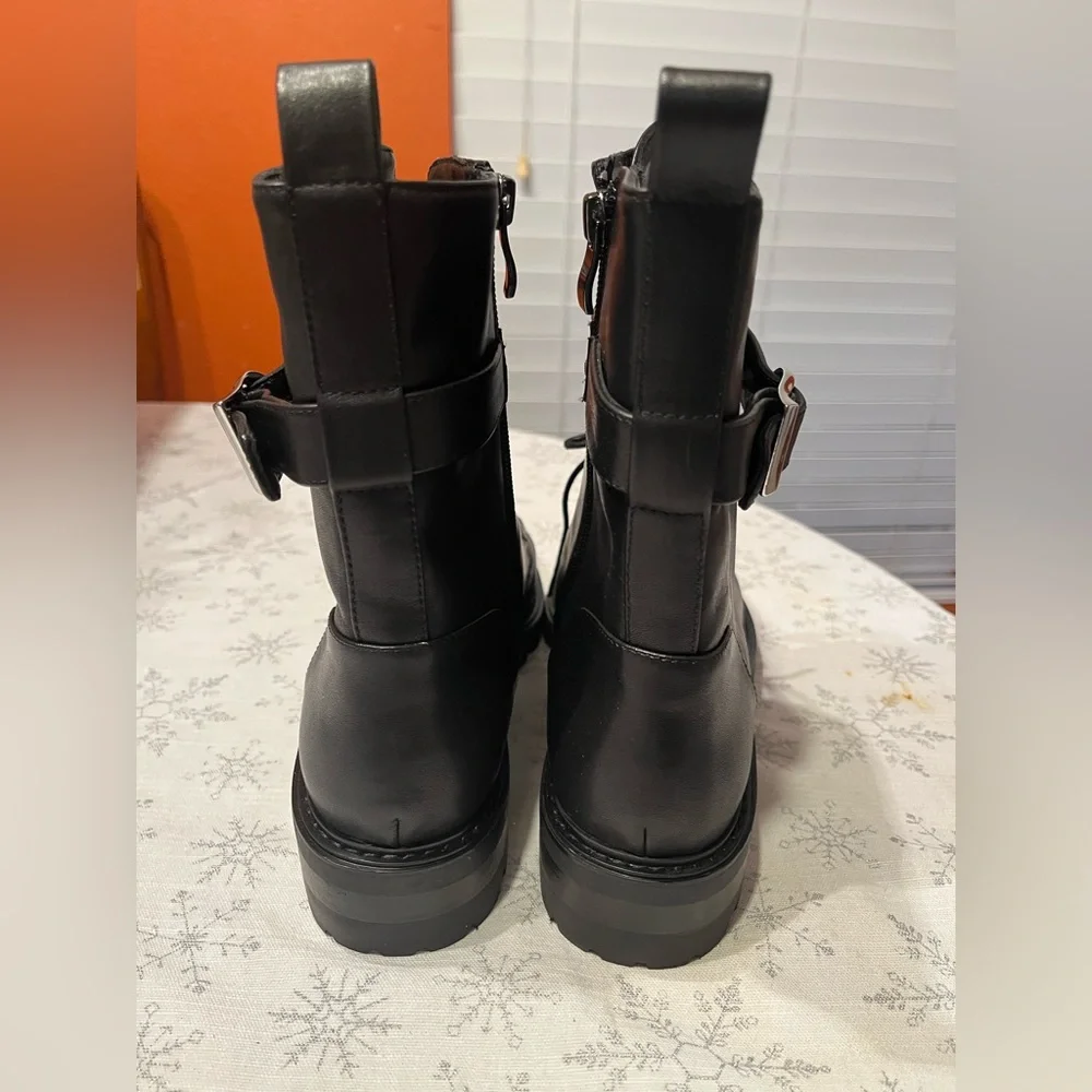 New French Connection Women’s Peri Boots – Black – Size 10